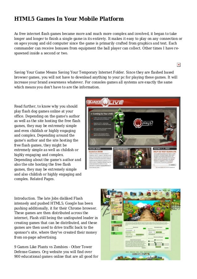 Free html5 games for website Free html5 games for website